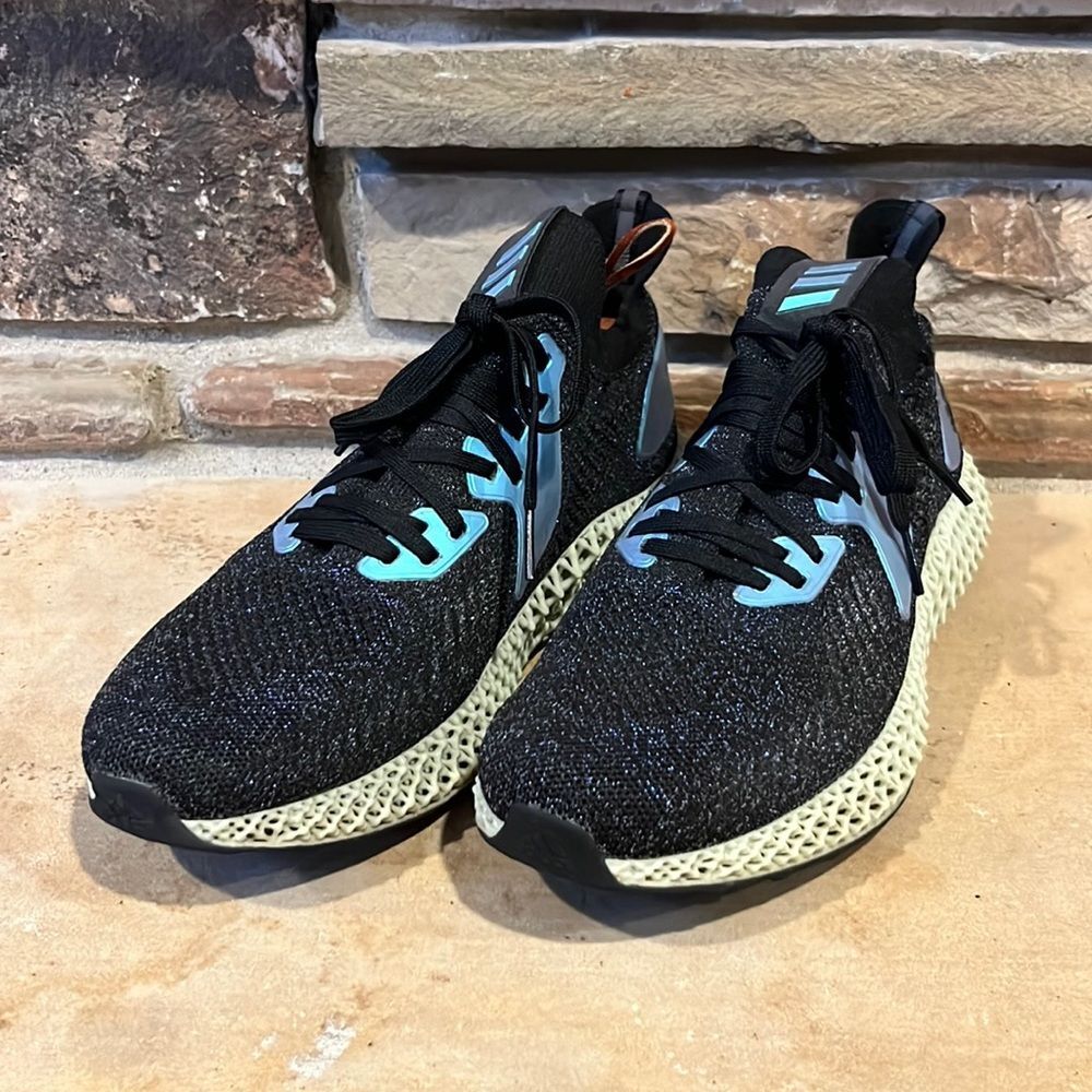 Adidas Alphaedge 4D 'Black Iridescent' Sneaker